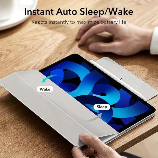 Калъф за iPad Pro 11 2018 / iPad Air 4 / 5 / 11 (2020/2022/2024) - ESR Rebound Magnetic - Бял