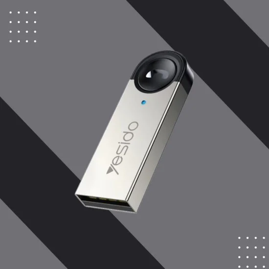 Bluetooth приемник за кола - Yesido (YAU81) - Черен