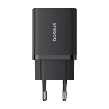 USB зарядно, Type-C, бързо зареждане 20W - Baseus (P10111403113-00) - клъстерно черно