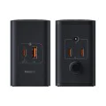 Зарядна станция GaN Char, 3x USB-C, USB, DC, 240W, 1m - Baseus (P1016390101113-00) - Черен