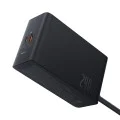 Зарядна станция GaN Char, 3x USB-C, USB, DC, 240W, 1m - Baseus (P1016390101113-00) - Черен