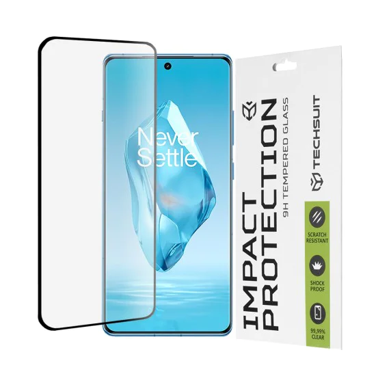 Протектор за OnePlus 12R - 111D Full Cover / Full Glue Glass / 3D Curved Screen - Черен