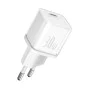 Зарядно устройство GaN5S, Type-C, бързо зареждане, 30W - Baseus галиев нитрид (P10162504213-00) - бяло