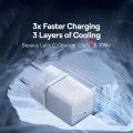 Зарядно устройство GaN5S, Type-C, бързо зареждане, 30W - Baseus галиев нитрид (P10162504213-00) - бяло