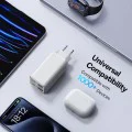 Зарядно 2x USB, 2x Type-C, 100W + Type-C кабел, 100W, 20V, 5A, 1m - Baseus GaN6 Pro (P1016270521212-00) - Бял