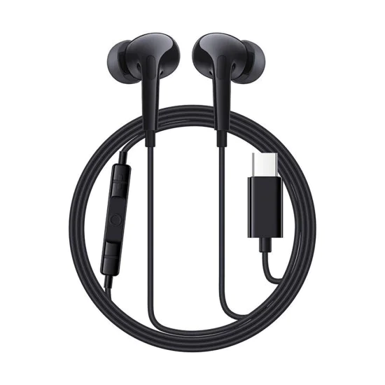 20Hz-20kHz Type-C Wire Type-C слушалки - Baseus Encok CZ18 (A0017170100113-Z1) - Cluster Black