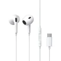 20Hz-20kHz Type-C кабелни слушалки - Baseus Encok CZ17 (A001700000000213-Z1) - Moon White