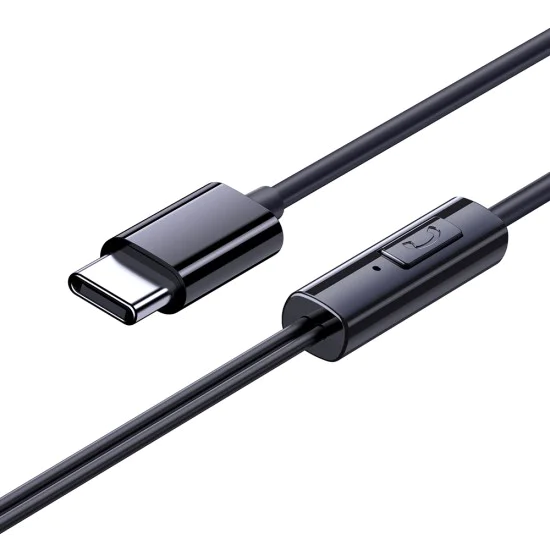 Кабелни слушалки Type-C - Baseus Encok CZ11 (A0016434300113-Z1) - Клъстер Черен