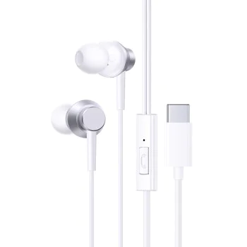 Type-C Wire Type-C Headsets - Baseus Encok CZ11 (A0016434300213-Z1) - Moon White
