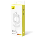 Type-C Wire Type-C Headsets - Baseus Encok CZ11 (A0016434300213-Z1) - Moon White