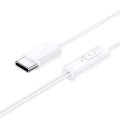 Type-C Wire Type-C Headsets - Baseus Encok CZ11 (A0016434300213-Z1) - Moon White