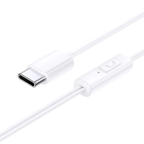 Type-C Wire Type-C Headsets - Baseus Encok CZ11 (A0016434300213-Z1) - Moon White
