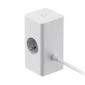 Удължителен кабел Priza Shuko, USB, 2xType-C, 65W - Baseus (PSLR000602) - Бял