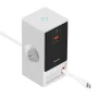 Удължителен кабел Priza Shuko, USB, 2xType-C, 65W - Baseus (PSLR000602) - Бял