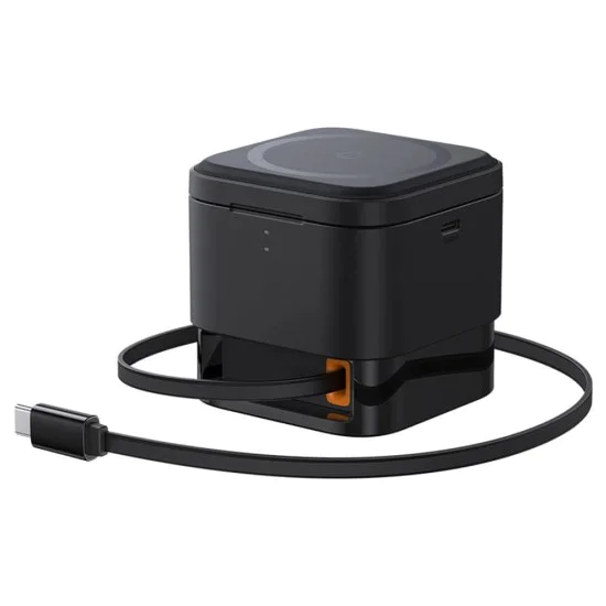 Зарядна станция Cube, 25W - Baseus (P10264100123-00) - Черна