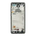 Екран с тъчскрийн и рамка, съвместим с Samsung Galaxy A72 4G (SM-A725) - Samsung (16696) - черен