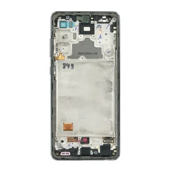 Екран с тъчскрийн и рамка, съвместим с Samsung Galaxy A72 4G (SM-A725) - Samsung (16696) - черен