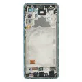 Екран с тъчскрийн и рамка, съвместим с Samsung Galaxy A72 4G (SM-A725) - Samsung (16697) - син