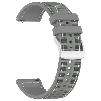 Каишка за Huawei Watch GT 2 (46 мм)/GT 2 Pro/GT 3 Pro (46 мм)/Ultimate, Xiaomi Watch S1 - Каишка за часовник (W051) - Сив
