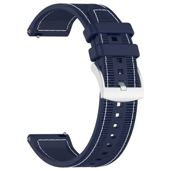 Каишка за Huawei Watch GT 2 (46 мм)/GT 2 Pro/GT 3 Pro (46 мм)/Ultimate, Xiaomi Watch S1 - Каишка за часовник (W051) - Тъмно син