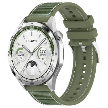 Каишка за Huawei Watch GT 2 (46 мм)/GT 2 Pro/GT 3 Pro (46 мм)/Ultimate, Xiaomi Watch S1 - Каишка за часовник (W051) - Зелен