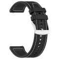 Каишка за Huawei Watch GT 2 (46 мм)/GT 2 Pro/GT 3 Pro (46 мм)/Ultimate, Xiaomi Watch S1 - Каишка за часовник (W051) - Черен