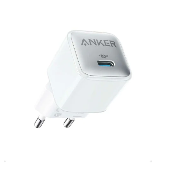 Зарядно устройство Priza Type-C, 20W, PowerIQ 3.0 - Anker 512, Nano 3 (A2346G21) - Бяло