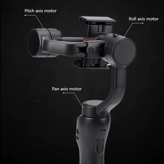 Телефон Gimbal с Inception Sport и контрол на времето - (F8) - черен