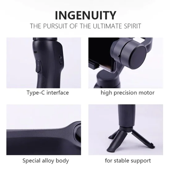 Телефон Gimbal с Inception Sport и контрол на времето - (F8) - черен