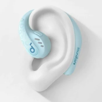 Безжични спортни слушалки, Bluetooth, водоустойчиви - Anker AeroFit (A3871G61) - сини