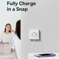 Зарядно устройство Type-C, бързо зареждане, GaN, 30W + Type-C кабел, 100W, 1m - Baseus (P1011090902113-00) - Cluster Black