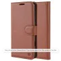 Калъф тефтер – Honor X5c Plus – Techsuit Leather Folio – Кафяв
