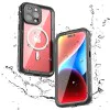 Калъф за iPhone 15 Pro Max - ShellBox Waterproof IP68 MagSafe Case - черен
