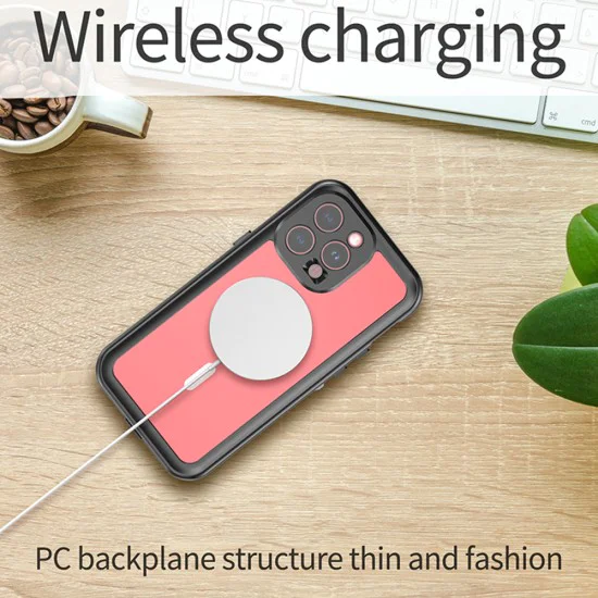 Калъф за iPhone 15 Pro Max - ShellBox Waterproof IP68 MagSafe Case - черен