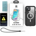 Калъф за iPhone 15 Plus - ShellBox Waterproof IP68 MagSafe Case - черен