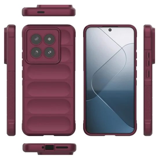 Калъф за Xiaomi 14 Pro - Magic Shield - Techsuit - Бордо