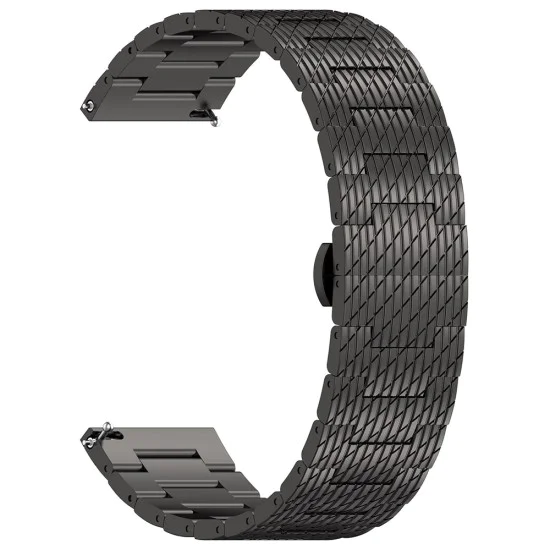 Каишка за Huawei Watch GT 2 (46mm)/GT 2 Pro/GT 3 Pro (46mm)/Ultimate, Xiaomi Watch S1 - Каишка за часовник (W052) - Черен