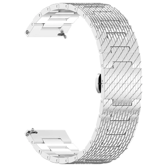 Каишка за Huawei Watch GT 2 (46 мм)/GT 2 Pro/GT 3 Pro (46 мм)/Ultimate, Xiaomi Watch S1 - Каишка за часовник (W052) - Сребрист