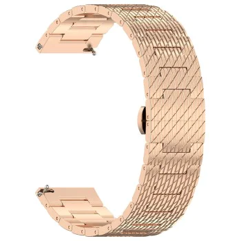 Каишка за Huawei Watch GT 2 (46 мм)/GT 2 Pro/GT 3 Pro (46 мм)/Ultimate, Xiaomi Watch S1 - Каишка за часовник (W052) - розово злато