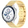Каишка за Samsung Galaxy Watch 4/5/Active 2, Huawei Watch GT 3 (42 мм)/GT 3 Pro (43 мм) - Каишка за часовник (W052) - Злато