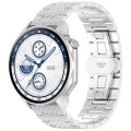 Каишка за Samsung Galaxy Watch 4/5/Active 2, Huawei Watch GT 3 (42 мм)/GT 3 Pro (43 мм) - Каишка за часовник (W052) - Сребрист
