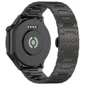 Каишка за Samsung Galaxy Watch 4/5/Active 2, Huawei Watch GT 3 (42mm)/GT 3 Pro (43mm) - Каишка за часовник (W052) - Черна