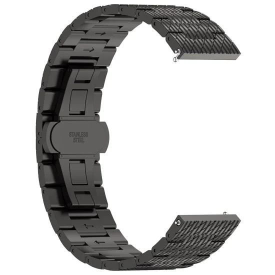 Каишка за Huawei Watch GT 2 (46mm)/GT 2 Pro/GT 3 Pro (46mm)/Ultimate, Xiaomi Watch S1 - Каишка за часовник (W052) - Черен