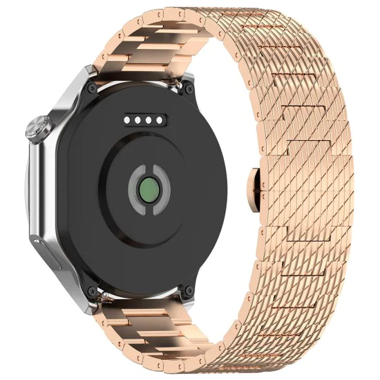 Каишка за Huawei Watch GT 2 (46 мм)/GT 2 Pro/GT 3 Pro (46 мм)/Ultimate, Xiaomi Watch S1 - Каишка за часовник (W052) - розово злато