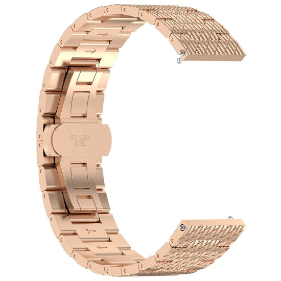 Каишка за Huawei Watch GT 2 (46 мм)/GT 2 Pro/GT 3 Pro (46 мм)/Ultimate, Xiaomi Watch S1 - Каишка за часовник (W052) - розово злато