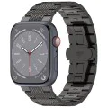 Каишка за Apple Watch 1/2/3/3/4/4/5/5/6/6/7/8/7/8/9/10/10/SE/SE 2 (38/40/41/42 mm ) - Каишка за часовник (W052) - Черна