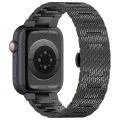 Каишка за Apple Watch 1/2/3/3/4/4/5/5/6/6/7/8/7/8/9/10/10/SE/SE 2 (38/40/41/42 mm ) - Каишка за часовник (W052) - Черна
