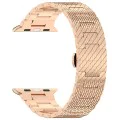 Каишка за Apple Watch 1/2/3/3/4/4/5/5/6/6/7/8/7/8/9/10/10/SE/SE 2 (38/40/41/42 mm ) - Каишка за часовник (W052) - Розово злато