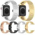 Каишка за часовник за Apple Watch 1/2/3/3/4/4/5/5/5/6/6/7/8/7/8/9/10/SE/SE/SE 2/Ultra/Ultra 2 (42/44/45/46/49 мм) - Каишка за часовник (W052) - Злато