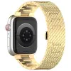 Каишка за часовник за Apple Watch 1/2/3/3/4/4/5/5/5/6/6/7/8/7/8/9/10/SE/SE/SE 2/Ultra/Ultra 2 (42/44/45/46/49 мм) - Каишка за часовник (W052) - Злато